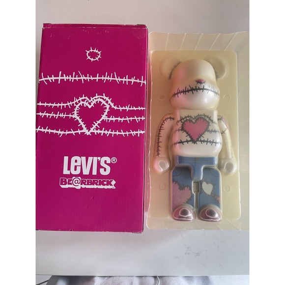 Bearbrick Medicom Levi Levis 400% 2005 Levi’s store Jean Design Limited Release - Picture 3 of 8